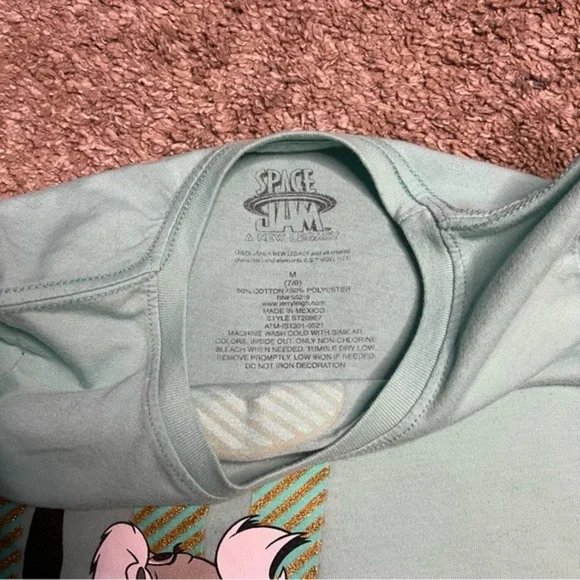 Space Jam lola size Medium 7/8 shirt bm - Picture 3 of 4